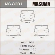 ������� �������� Masuma, AN-468WK, NP3008, P54026 rear (1/16) MS-3391, ������ MS3391 ����