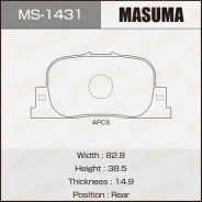 ������� �������� Masuma, AN-604K, NP1035, P83063 rear (1/16) MS-1431, ������ MS1431 ����