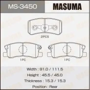 ������� �������� Masuma, AN-632WK, NP3004, P54031 rear (1/12) MS-3450, ������ MS3450 ����