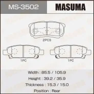 ������� �������� Masuma, AN-651WK, NP3011, P54034 rear (1/12) MS-3502, ������ MS3502 ����