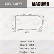 ������� �������� Masuma, AN-688WK, NP1028, P83068 rear (1/16) MS-1498, ������ MS1498 ����