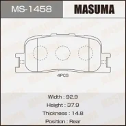 ������� �������� Masuma, AN-659K, NP1030, P83088 rear (1/12) MS-1458, ������ MS1458 ����