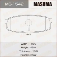 ������� �������� Masuma, AN-756K, NP1064, P83098 rear (1/12) MS-1542, ������ MS1542 ����
