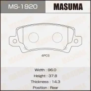 ������� �������� Masuma, AN-8057WK, NP1044, P83065 rear (1/12) MS-1920, ������ MS1920 ����