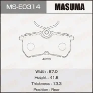 ������� �������� Masuma, P24047 rear (1/16) MS-E0314, ������ MSE0314 ����