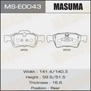 ������� �������� Masuma, P50064 rear (1/6) MS-E0043, ������ MSE0043 ����