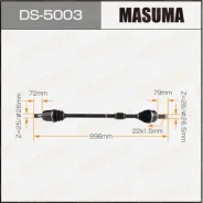������ � ����� Masuma, Honda FIT / GE6 RH DS-5003, ������ DS5003 ����