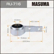 ����������� Masuma Nissan Teana / J31 front RU-716 RU716 ����