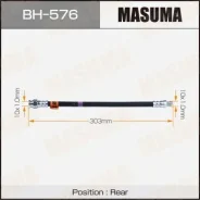 ����� ��������� Masuma MMC- /rear/ Outlander, Lancer / CW5W, CY4A BH-576, ������ BH576 ����