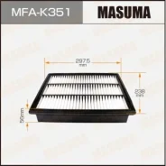 ��������� ������ A0608 Masuma LHD Ssang YONG/ Actyon 2005- (1/20) MFA-K351 MFAK351 ����