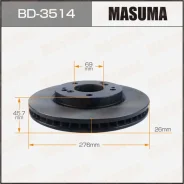 ���� ��������� Masuma, ��������, ������/�����, ��� Mitsubishi Airtrek / Lancer, 1 ��, ���. BD-3514 ��������� �� �������� 2 �� BD3514 ����