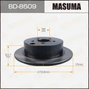 ���� ��������� Masuma, ������, ������/�����, ��� Subaru Forester / XV, 1 ��, ���. BD-8509 ��������� �� �������� 2 �� BD8509 ����