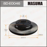 ���� ��������� Masuma, ������, ������/�����, ��� BMW X5 / X6, 1 ��, ���. BD-E0046 BDE0046 ����