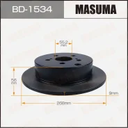 ���� ��������� Masuma, ������, ������/�����, ��� Toyota Vista / Caldina, 1 ��, ���. BD-1534 ��������� �� �������� 2 �� BD1534 ����