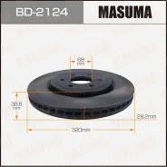 ���� ��������� Masuma, ��������, ������/�����, ��� Nissan Pathfinder, 1 ��, ���. BD-2124 BD2124 ����
