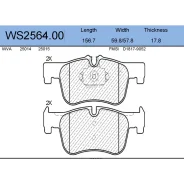 ������� ��������� �������� | ����� | BMW F20/F21 1.4/1.6/1.4D-1.8D 10 Jeenice WS256400 WS256400 ����