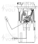 ������ ���������� ������ ��� �/� Toyota Corolla (01-) 1.6i hatchback/Avensis (03-) 1.8i Startvolt SFM 1902 SFM1902 ����
