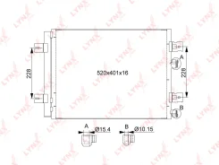 �������� ������������ � ���������� LADA Largus LYNXauto RC-0093 RC0093 ����
