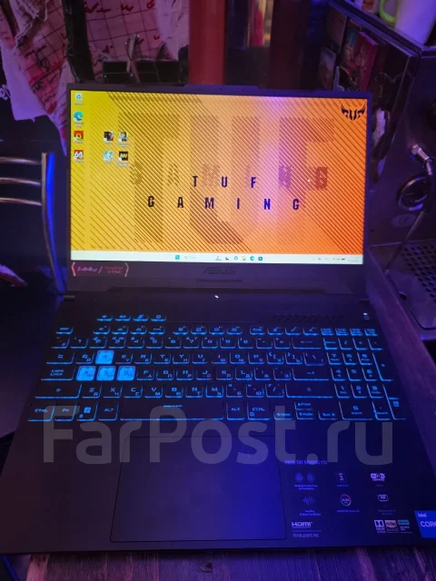 Asus TUF Gaming F15 FX507ZC4. 15.6", 2,5����, ��� 16 ��, ���� 512���, WiFi: 1, Bluetooth: 1, ����������� �� 4��. ����