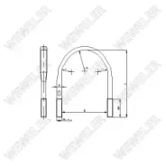 ��������� �������! 163x�20x1.5x239 HD65-B1801/ Weweler B001M20B022 B001M20B022 ����