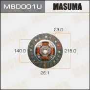 ���� ��������� Mitsubishi Delica 1993�1994 Masuma MBD001U MBD001U ����
