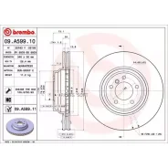 ���� ��������� BMW 3 (E90/E91/E92/E93) 05- 3.0 �����. ����. D=348 Brembo 09A59911 09A59911 ����