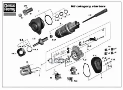������� KB24V-5.4KW !11������ 30������� Iveco 180/190/380/440/471/571 Delco remy ���. 19024046 19024046 ����