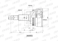 ���� ������� 30/27 ABS 48 | ����� | (INKO) |1| 380002 380002 ����