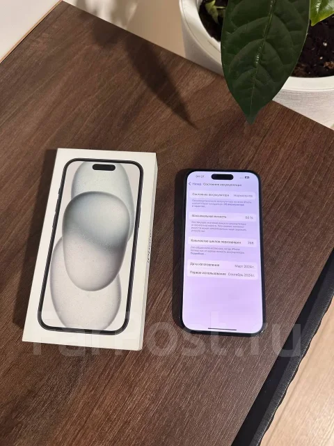 Apple iPhone 15. �/�, 256 ��, ������, 3G, 4G LTE, 5G, Dual-SIM, ����������, ������� �������, ������������ ������� ����