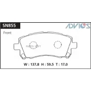 �������� ��������� ������� Advics �������� SN855 ����