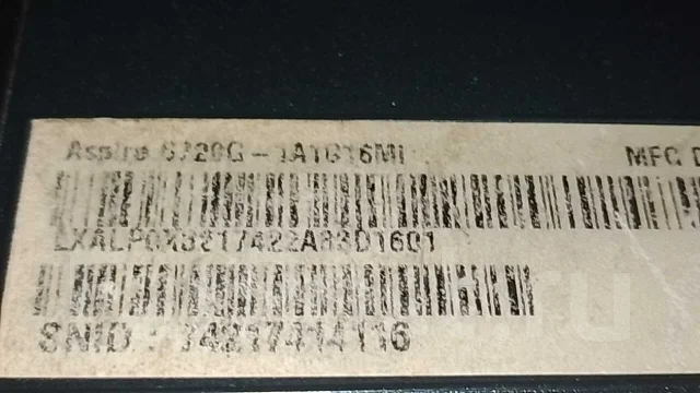 Acer Aspire 5720G. 15.4", 1,5����, ��� 1024 ��, ���� 120���, WiFi: 1 ����