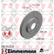 ���� ��������� ! �����. 280x23/44-5x114 Hyundai Elantra III/i30/Veloster 1.4-1.8/1.4D/1. Zimmermann 285352720 285352720 ����