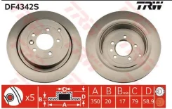 ��������� ���� (������) TRW DF4342S DF4342S ����