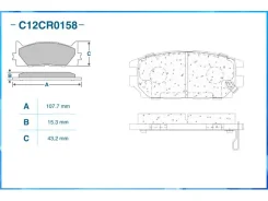 ������� ��������� ������ Chrysler Sebring JR 2000-2006, Mitsubishi Space Runner N1 / N2 1991-1999, Space Runner N6 1999-2002 Cworks C12CR0158 C12CR015...