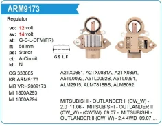 ��������� ���������� Mitsubishi Outlander II (CW_W) - 2.0 11.06 - ARM9173PE ARM9173PE ����
