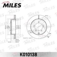 ���� ��������� ������ D282��. ������������� Mitsubishi Space Wagon 98- (TRW DF6274) K010138 Miles K010138 K010138 ����