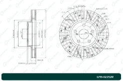 ���� ��������� ��������������� ������������� G-brake GFR-02292R ������ GFR02292R ����