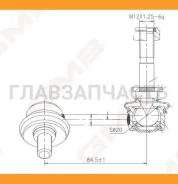 ������ �������������, ������ CLT59 TO Mark X (GRX120/121) 04-, Crown (GRS180/182) 05- 10010771 ����
