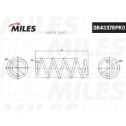������� ������ �������� (����� PRO) Renault Duster 12- (KYB RA5007) DB43378PRO Miles DB43378PRO DB43378PRO ����