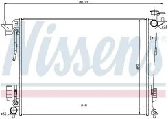 �������� Hyundai ix35 2.0 10- / KIA Sportage 2.0 10- Nissens 67514 67514 ����