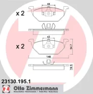 ������� ����. �����. AUDI A1 10-, A3 96-, Skoda Fabia 99-, Octavia 96-, VW Golf IV 98-, VW Polo 09 1.2-2.8 96- Zimmermann 23130.195.1 231301951 ����