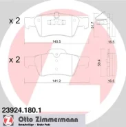 ������� ����. ����. Mercedes GL-class (X164) GL320-GL500 06-, M-class (W164) ML280-ML500 05- Zimmermann 23924.180.1 239241801 ����