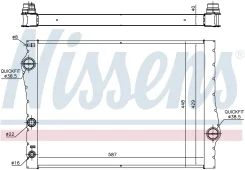 �������� BMW X-5 E70 3.0D 02/07- Nissens 60823 60823 ����