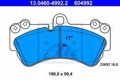 ������� ����. ���. Porsche Cayenne / VW Touareg 10/02- ATE 13-0460-4992-2 13046049922 ����