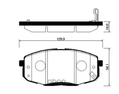 ������� ��������� Hyundai I30 07-09 / KIA CEED 07-09, Forte 08-10, Carens 02-06 HSB HP0040 HP0040 ����