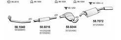 ������� ����� VW Golf II/Jetta II/Passat 1.8 84-97 ASSO Marmitte 58.1040 581040 ����