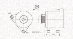 ��������� 12V 120A Citroen C4/C5/C8/Jumpy, Peugeot 206/207/307/407/607/807 Magneti Marelli 063731741010 063731741010 ����