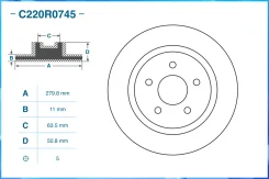 ���� ��������� ������ FORD Cworks C220R0745 C220R0745 ����