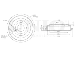 ������� ��������� ������ Kia Rio III, IV 11-, Hyundai Solaris IV 10- UNIO BRD-10024 BRD10024 ����