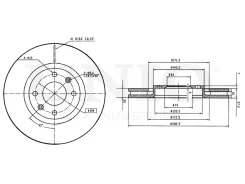 ���� ��������� �������� Citroen C4 I, II 04-, Berlingo I, II 98-, C5 I, II 05- UNIO BRD-20035 BRD20035 ����